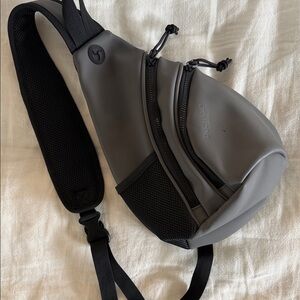 Duchamp Charcoal Belt Bag for Men